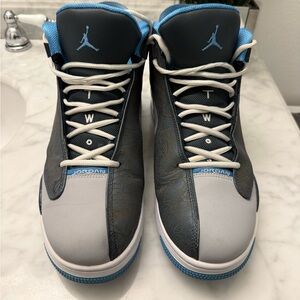 Nike Air Jordan Dub Zero Wolf Grey 2014 Men’s Size 12 Blue Custom 311046-007